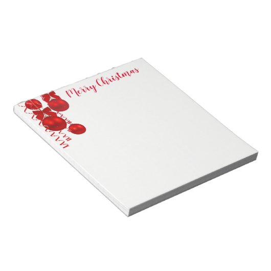 Bloc-notes de Noël (Incliné)