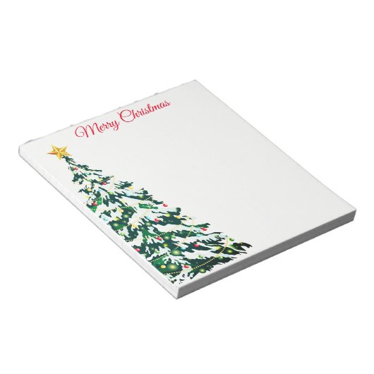 Bloc-notes de Noël (Incliné)