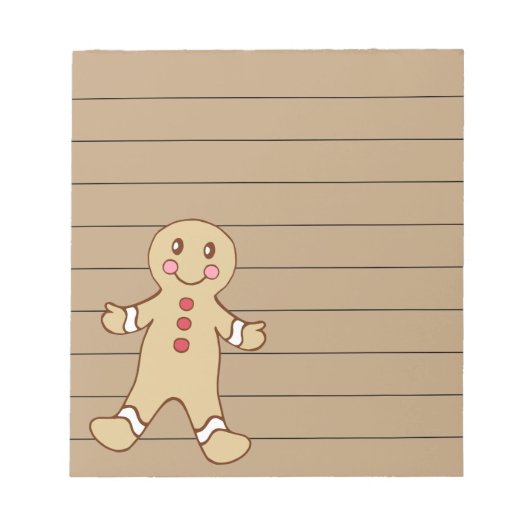 Bloc-notes de Noël au biscuit sucré (Devant)
