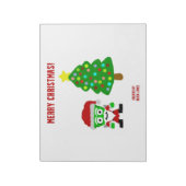 Bloc-notes de Noël FrankenFromage 27,9 cm x 21,6 c (Tourné)