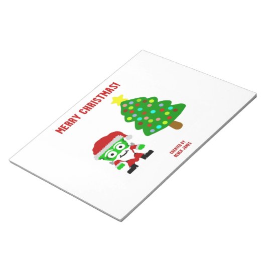 Bloc-notes de Noël FrankenFromage 27,9 cm x 21,6 c (Incliné)