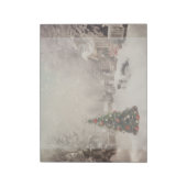 Bloc-notes de Noël neigeux (Tourné)