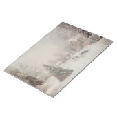 Bloc-notes de Noël neigeux (Incliné)