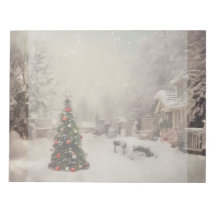 Bloc-notes de Noël neigeux