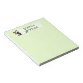 Bloc-notes de Noël personnalisé (Incliné)