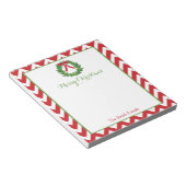 Bloc-notes de Noël personnalisé | Vacances (Incliné)