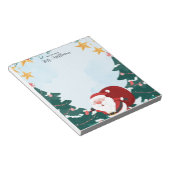 Bloc-notes de Noël pour enseignant Santa (Incliné)