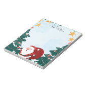 Bloc-notes de Noël pour enseignant Santa (Tourné)