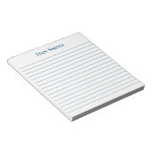 Bloc-notes de nom personnalisé (Incliné)