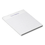 Bloc-notes de nom personnalisé (Incliné)
