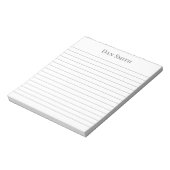 Bloc-notes de nom personnalisé (Tourné)
