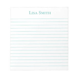 Bloc-notes de nom personnalisé