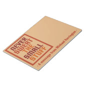 Bloc-notes de nom personnalisé (Incliné)