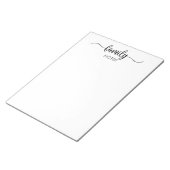 Bloc-notes de notes de famille (Incliné)