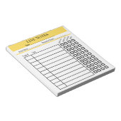 Bloc-notes de notes de ligne d'acteur (Incliné)