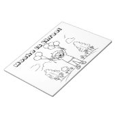 bloc-notes de page de coloriage Upsherin (Incliné)