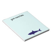 Bloc-notes de papeterie personnalisé Requin (Incliné)