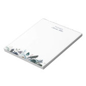 Bloc-notes de papeterie personnelle florale boho m (Tourné)