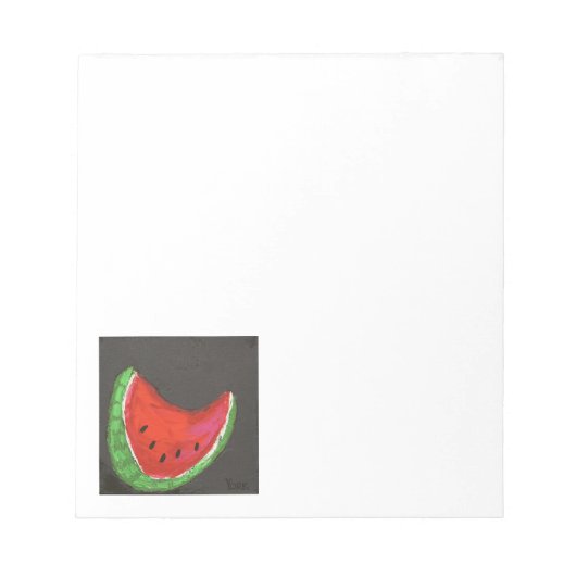 Bloc-notes de pastèque (Devant)