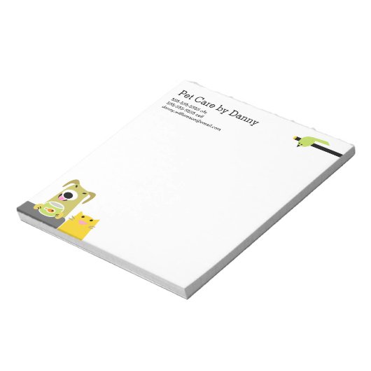 Bloc-notes de Pet Sitter (Tourné)