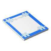 Bloc-notes de pièce de puzzle sensibilisation sur  (Incliné)