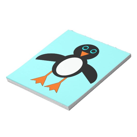 Bloc-notes de pingouin mignon (Tourné)