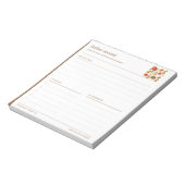 Bloc-notes de planification de menu de table de ré (Tourné)