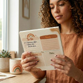 Bloc-notes de planification quotidien Boho – À fai