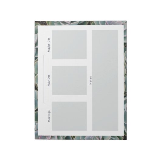 Bloc-notes de planification quotidienne (Tourné)