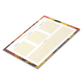 Bloc-notes de planification quotidienne à thème d' (Incliné)