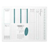 Bloc-notes de planification quotidienne des ventes (Devant)