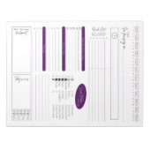 Bloc-notes de planification quotidienne des ventes (Devant)