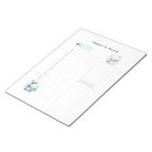 Bloc-notes de planification quotidienne Lapins et (Incliné)