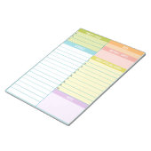 Bloc-notes de planification quotidienne personnali (Incliné)