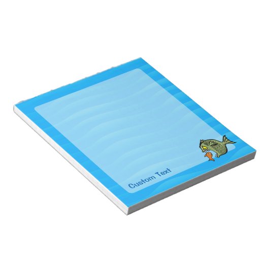 Bloc-notes de poisson tyran (Incliné)