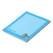 Bloc-notes de poisson tyran (Tourné)