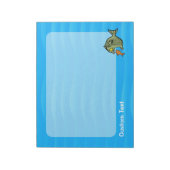 Bloc-notes de poisson tyran (Tourné)
