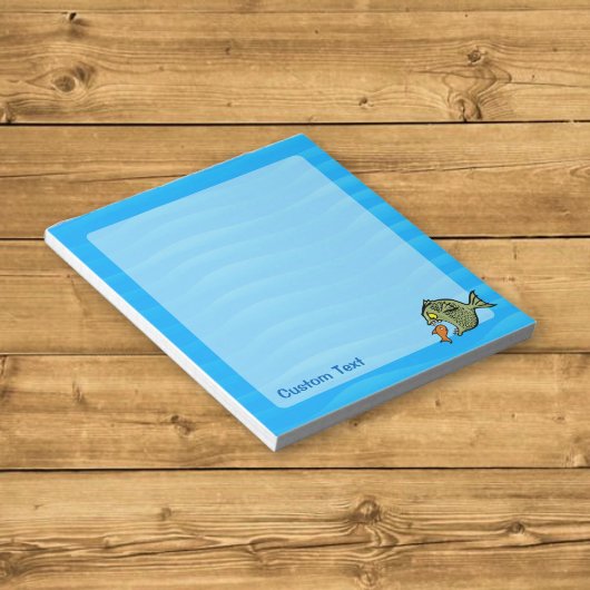 Bloc-notes de poisson tyran