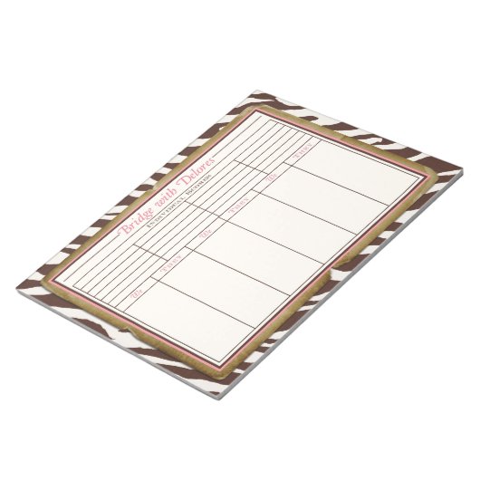 Bloc-notes de pont de Delores (Incliné)