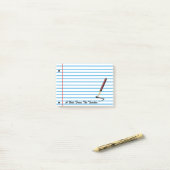 Bloc-notes de post-it de papier du carnet du (Sur un bureau)