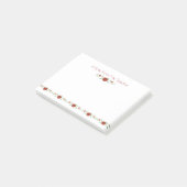 Bloc-notes de post-it des pommes du professeur (Incliné)