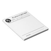 Bloc-notes de prescription médicale,Bloc-notes d'é (Incliné)