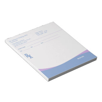 Bloc-notes de prescription médicale – RX médical m