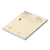 Bloc-notes de prescription personnalisé – RX de do (Tourné)