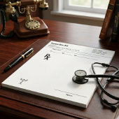 Bloc-notes de prescription pour médecins et profes