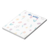 Bloc-notes de printemps ou de Pâques simple person (Tourné)
