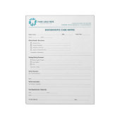 Bloc-notes de progression de traitement endodontiq (Tourné)