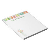 Bloc-notes de psychologue scolaire à l'aquarelle (Incliné)