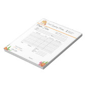 Bloc-notes de reçus de boulangerie pour gâteau à l (Tourné)