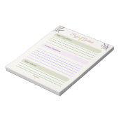 Bloc-notes de réflexion quotidienne de prière et d (Tourné)